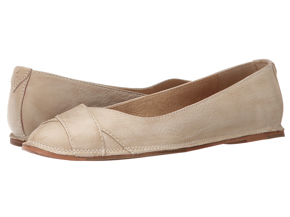 Frye Ember Cross Ballet (Cement Sunwash Nubuck) Women