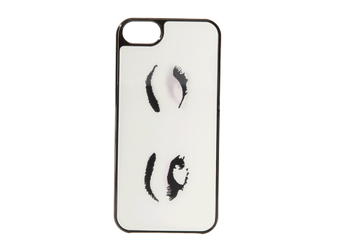 Kate Spade New York - Lenticular Eyes Resin iPhone 5 and 5s Case (Cream/Black) Cell Phone Case