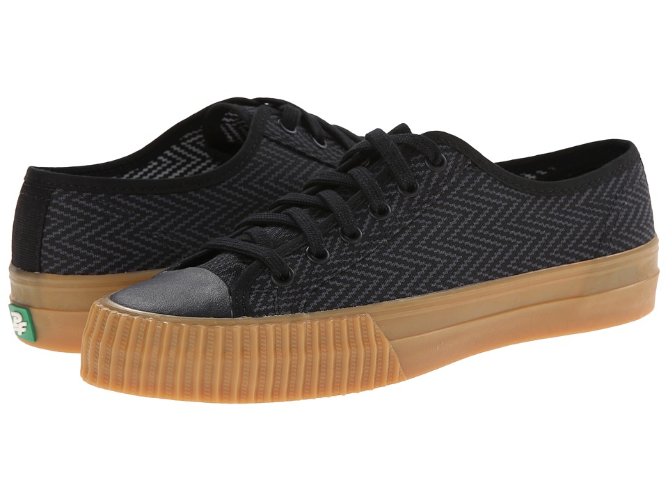 PF Flyers - Center Lo Zig Zag (Black Canvas) Men