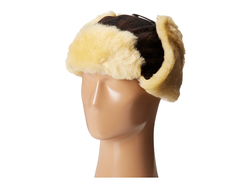 UPC 016698842471 product image for Woolrich Heritage Plaid Aviator (Brown/Black) Caps | upcitemdb.com