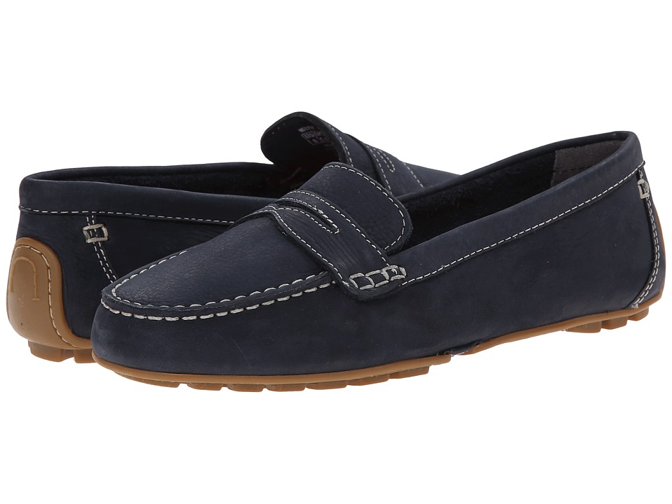 Rockport Cambridge Boulevard Comfort Penny (New Dress Blues Nubuck Wash) Women
