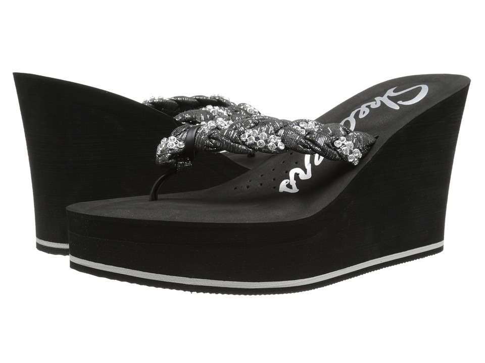 SKECHERS - Cabanas-Beach Bag (Black) Women's Shoes