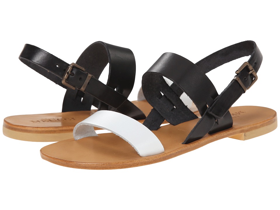 Sesto Meucci 93 (White Vachetta/Black Vachetta) Women