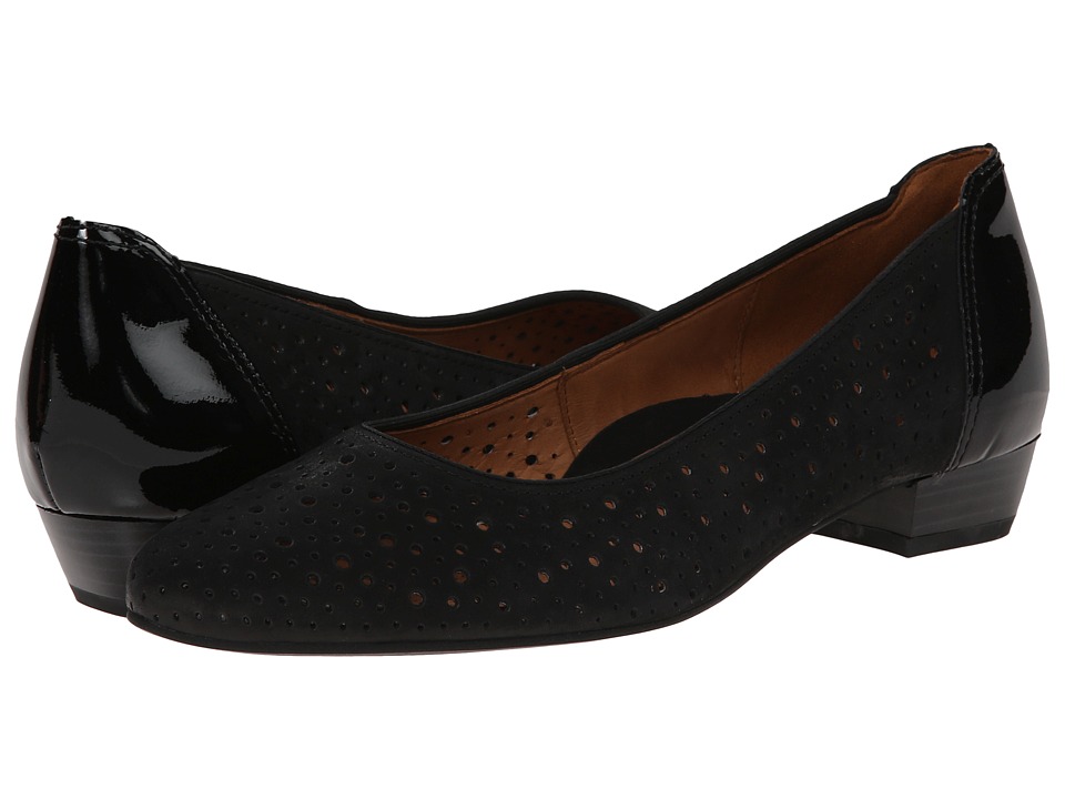 ara Solstice (Black Nubuk/Patent) Women