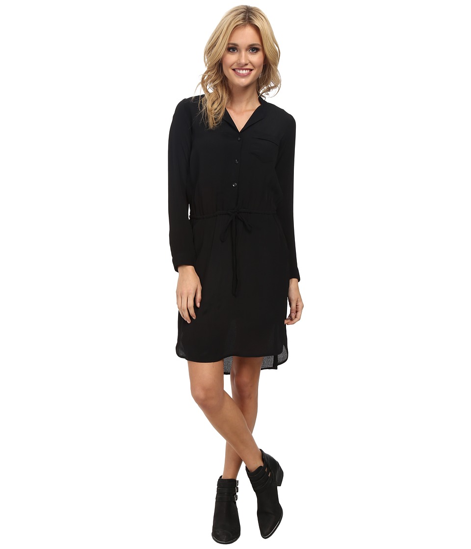 Lucky Brand - Black Shirt Dress (Lucky Black) Women's Dress