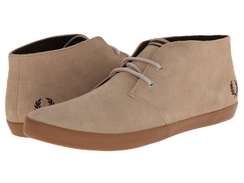 EAN 5034604106283 product image for Fred Perry - Byron Mid Suede (Mushroom/Dark Chocolate) Men's Lace up casual Shoe | upcitemdb.com