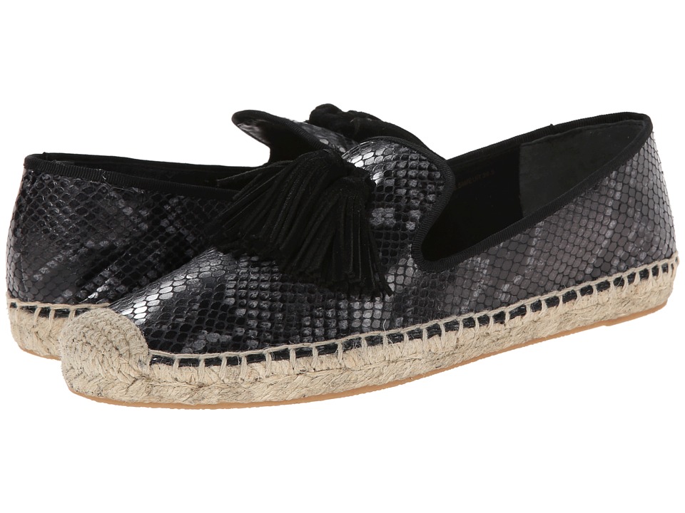 Via Spiga Belisa (Black/Black Printed Snake/Sport Suede) Women