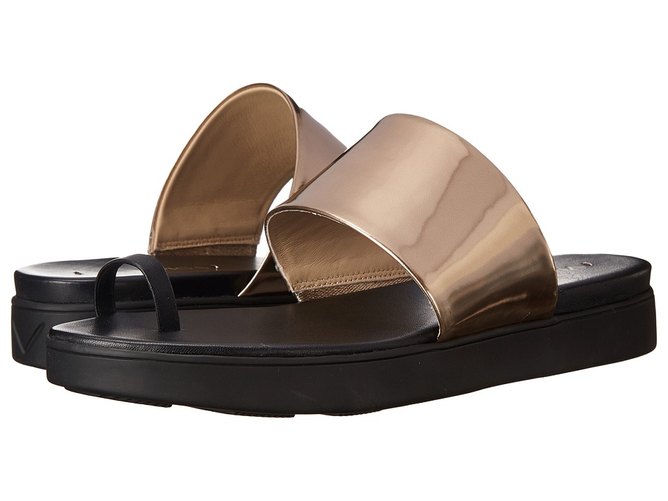 Via Spiga - Charline (Black/Blush Gold Nappa/Specchio) Women