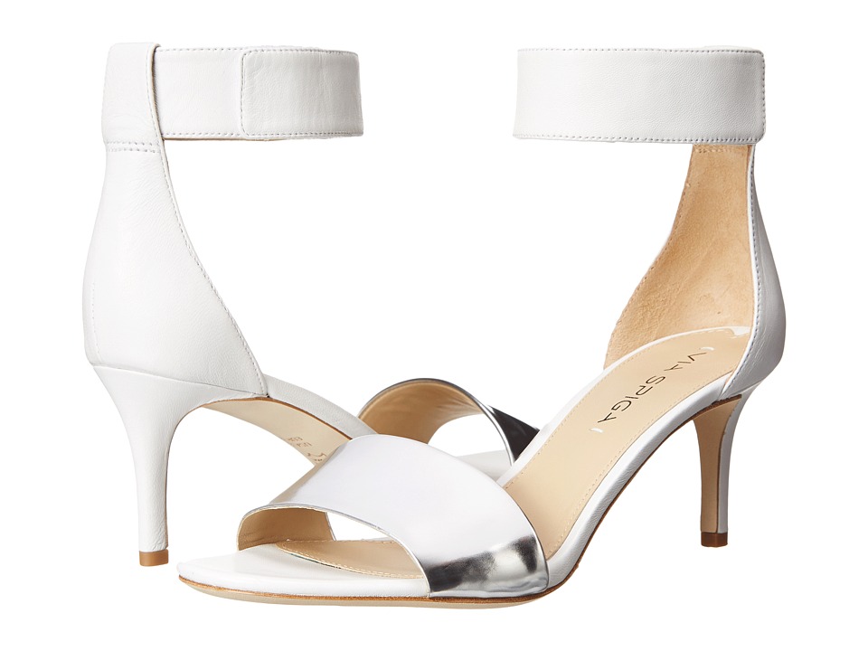 Via Spiga - Lae (Silver/White Specchio/Nappa) High Heels