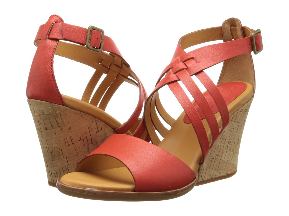 UPC 887110122873 product image for Kork-Ease - Adelaide (Corallo (Red)) Women's Wedge Shoes | upcitemdb.com
