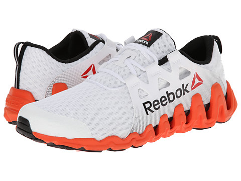 reebok zigtech orange and black