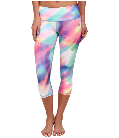 UPC 888164001169 product image for adidas - Performer Mid-Rise Three-Quarter Tight - Sunlight Camo Print (Multicolo | upcitemdb.com