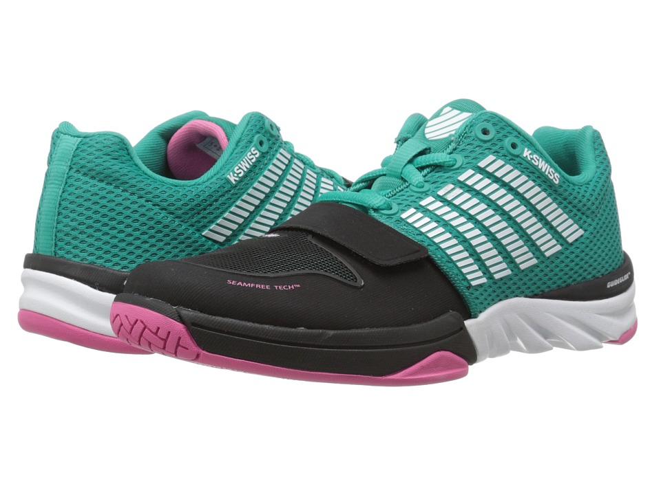 K-Swiss X Courttm (Dynasty Green/Shocking Pink) Women