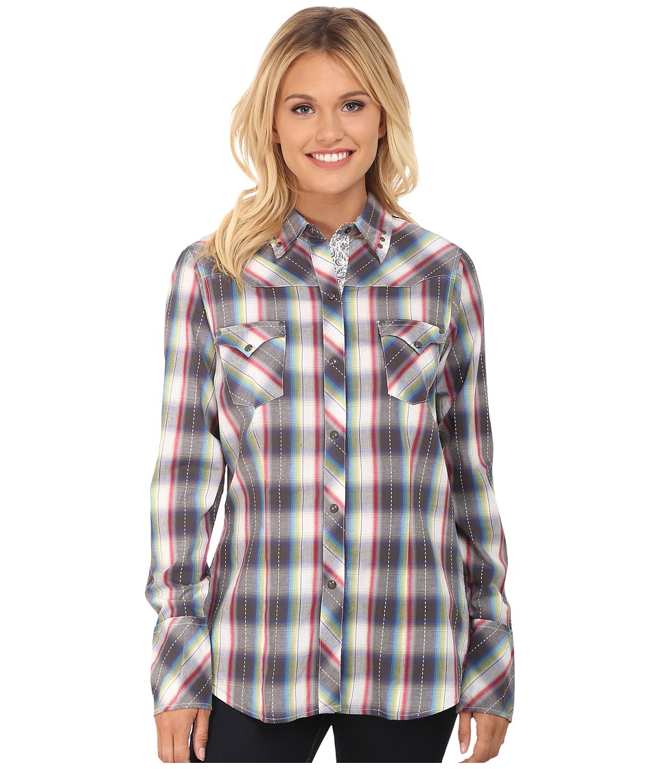 Roper - 9536 Cryaon Dobby (Multi) Women's Clothing