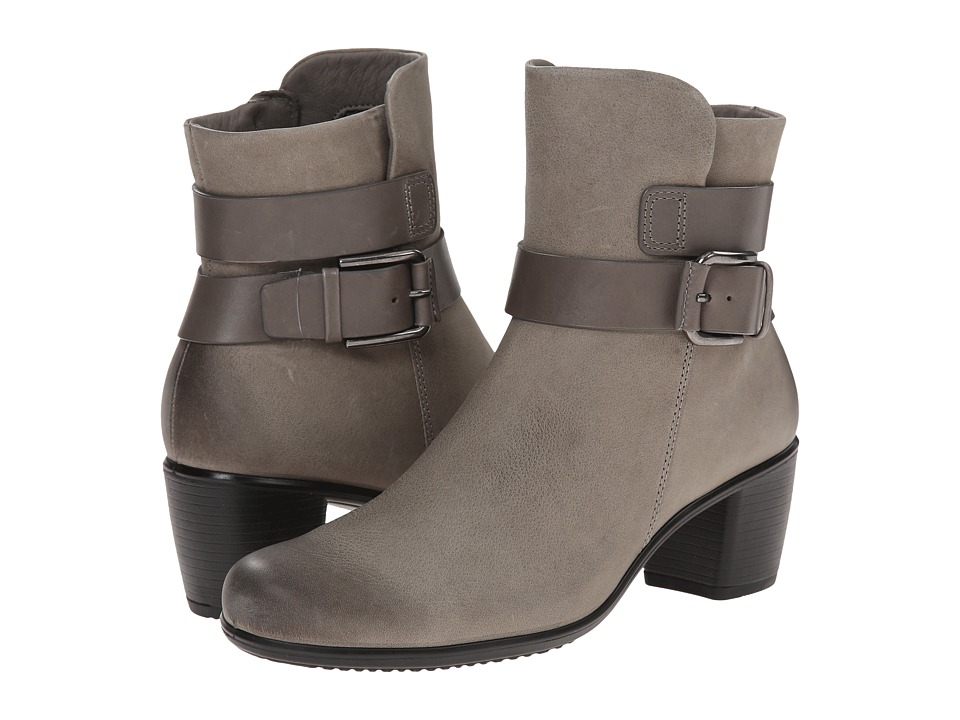 ECCO Touch 55 Mid Cut Bootie (Moon Rock/Warm Grey) Women