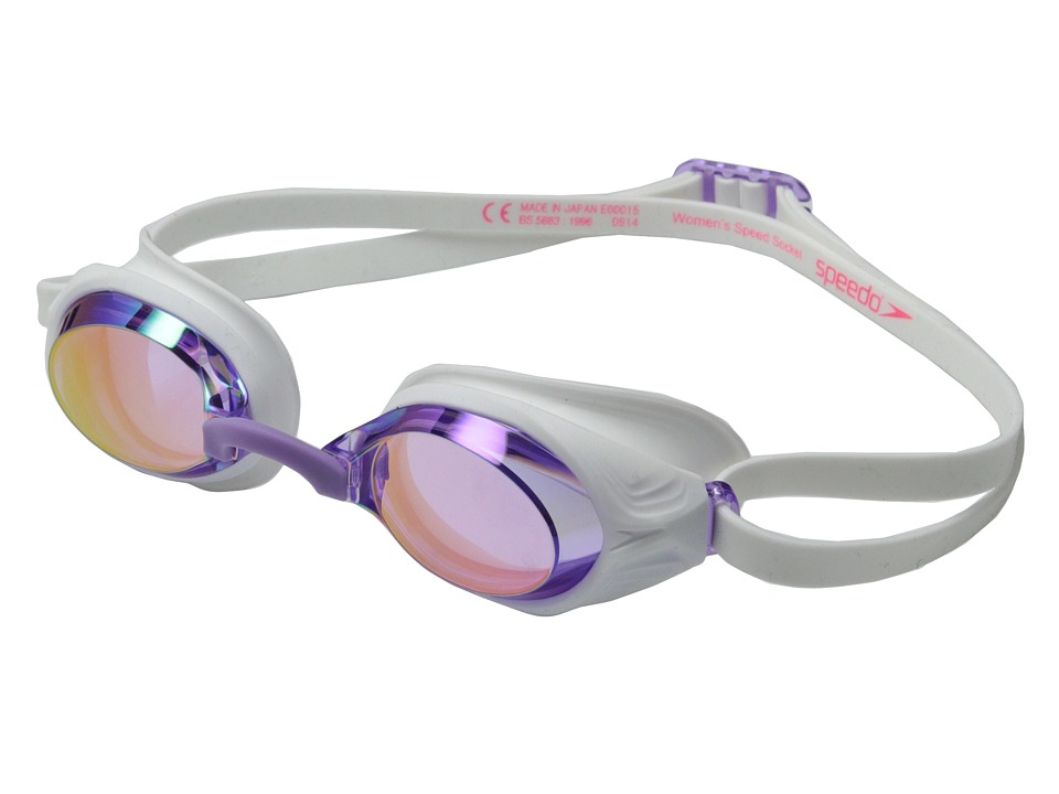 Speedo - Speed Socket Mirrored (White) Water Goggles