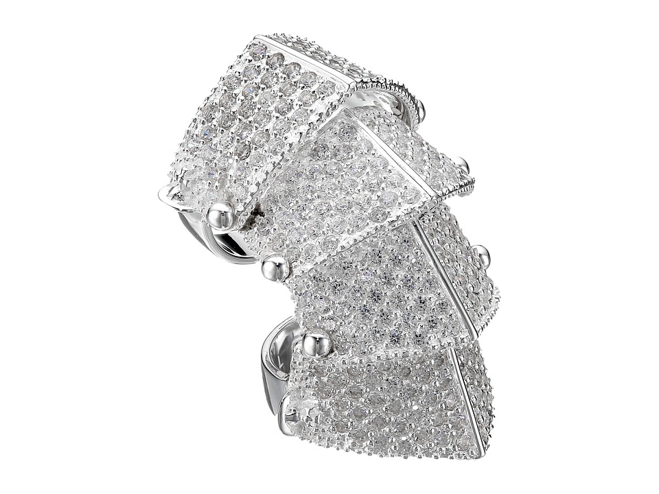 Vivienne Westwood - Pave Armour Ring (Silver) Ring