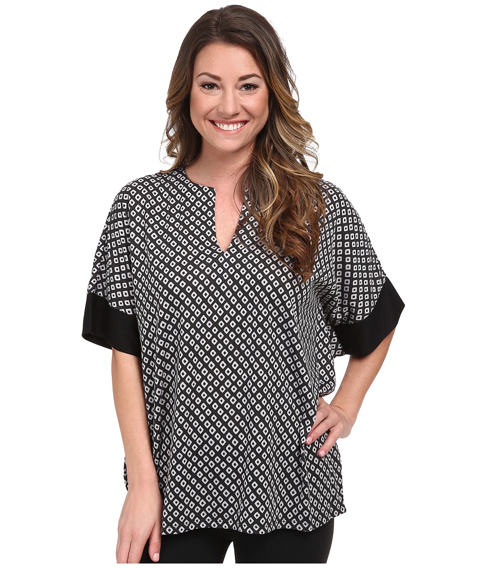 N by Natori - N Natori Tunic Top (Black/Gray) Women