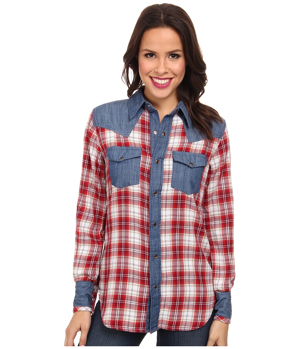 Tasha Polizzi - Warrior Shirt (Crimson) Women's Clothing