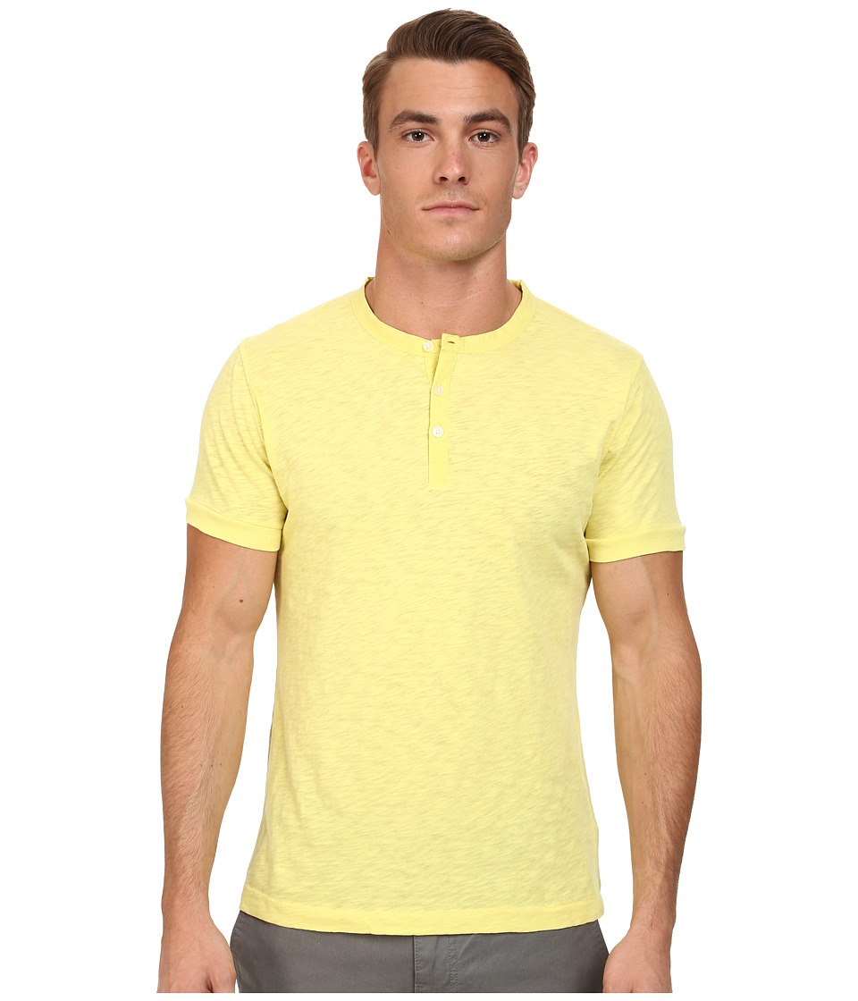 French Connection S/S Slub Henley (Limelight) Men