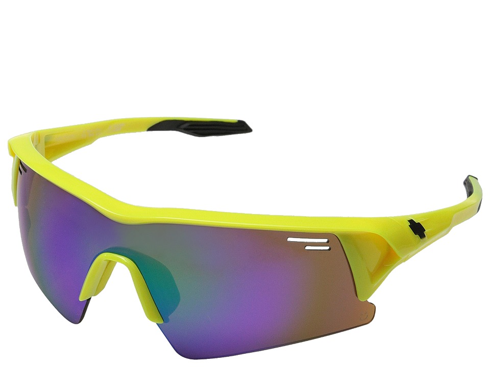Spy Optic - Screw Over (Hi Vis/Happy Bronze w/Green Spectra) Sport Sunglasses
