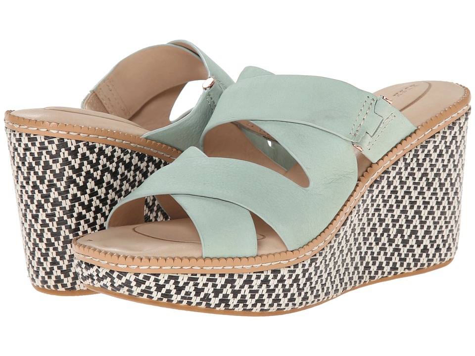 Hush Puppies Allie Dalten (Light Aqua Nubuck) Women