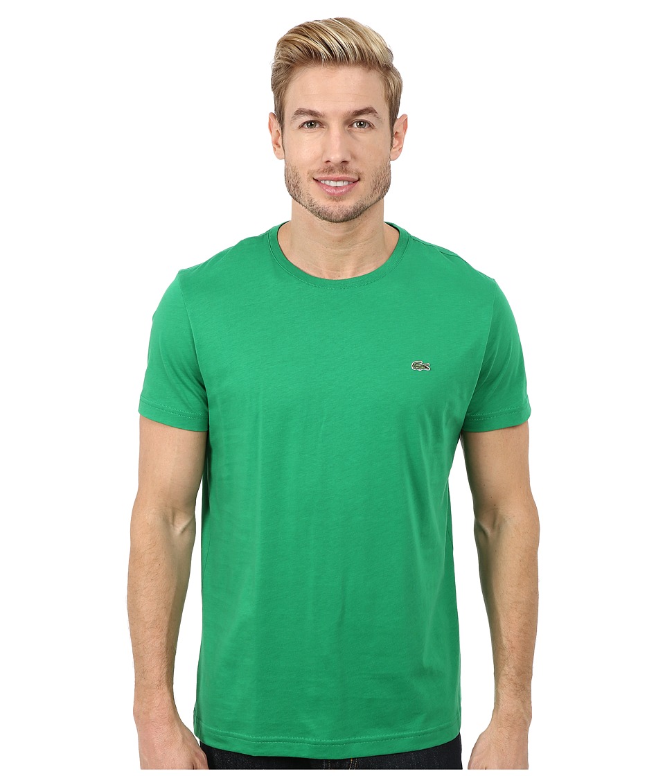 UPC 886619745910 product image for Lacoste - Short-Sleeve Pima Jersey Crewneck T-Shirt (Chlorophyll Green) Men's T  | upcitemdb.com