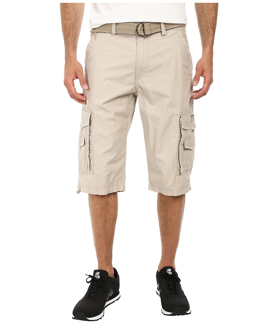 UNIONBAY - Cordova Belted Cargo Short (Sand) Men