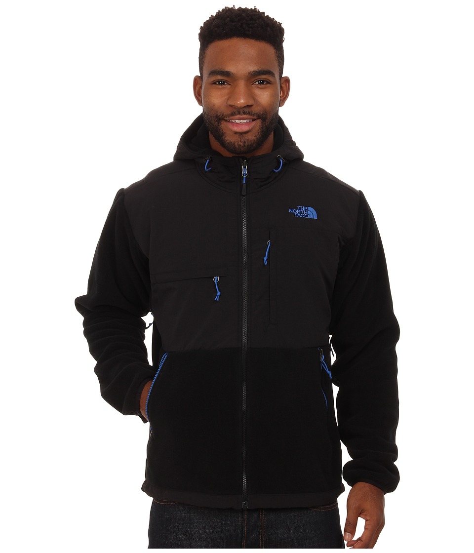 The North Face - Denali Hoodie (Recycled TNF Black/Monster Blue) Men