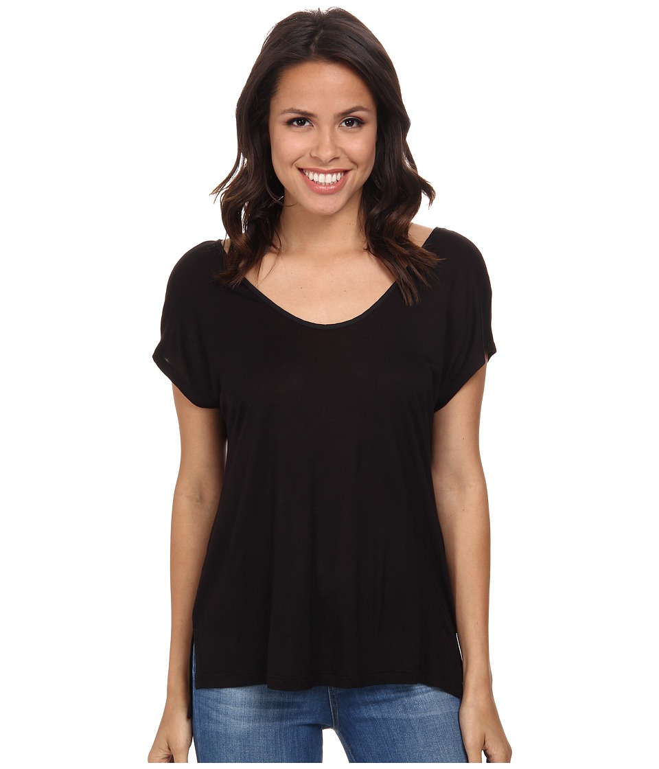 Splendid - Midnight Jersey Tee (Black) Women