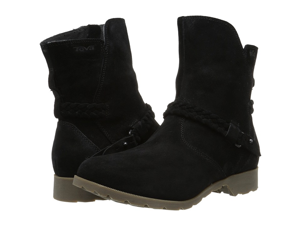 Teva Delavina Low Suede (Black) Women