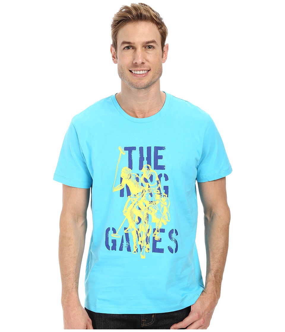 U.S. POLO ASSN. The King Of Games T-Shirt (Blue Sea) Men