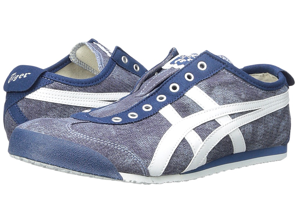 UPC 887749944716 product image for Onitsuka Tiger by Asics - Mexico 66 Slip-On (Poseidon/White) Shoes | upcitemdb.com