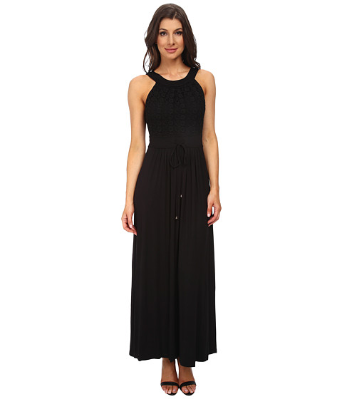 calvin klein black maxi dress