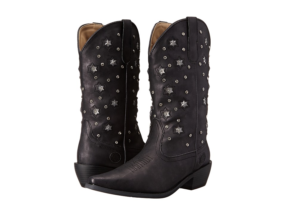 Roper Starlights (Black) Cowboy Boots