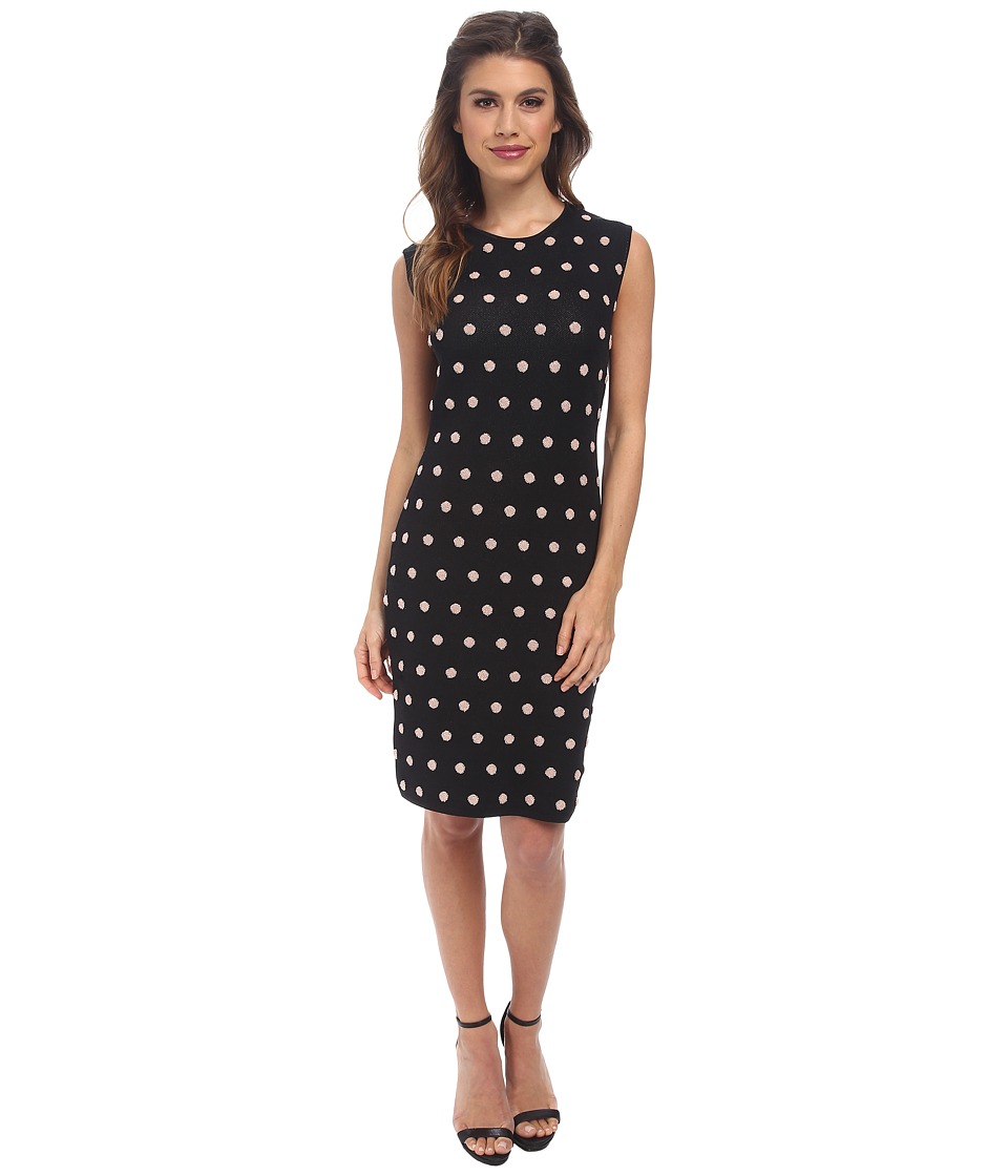 BCBGMAXAZRIA Jose Jacquard Dress (Black Combo) Women
