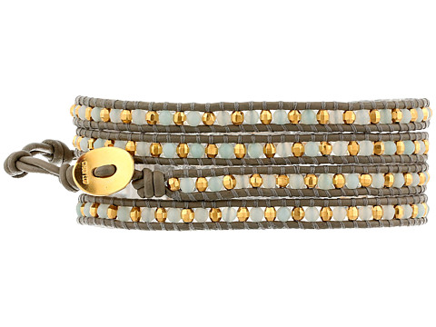 Chan Luu - 32 Amazonite/Coconut Wrap (Amazonite/Coconut) Bracelet