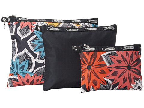 LeSportsac Luggage - 3 Piece Travel Set (Caraway Multi) Travel Pouch
