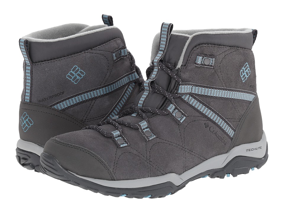 Columbia - Minx Fire Mid Waterproof (Shale/Aqua) Women