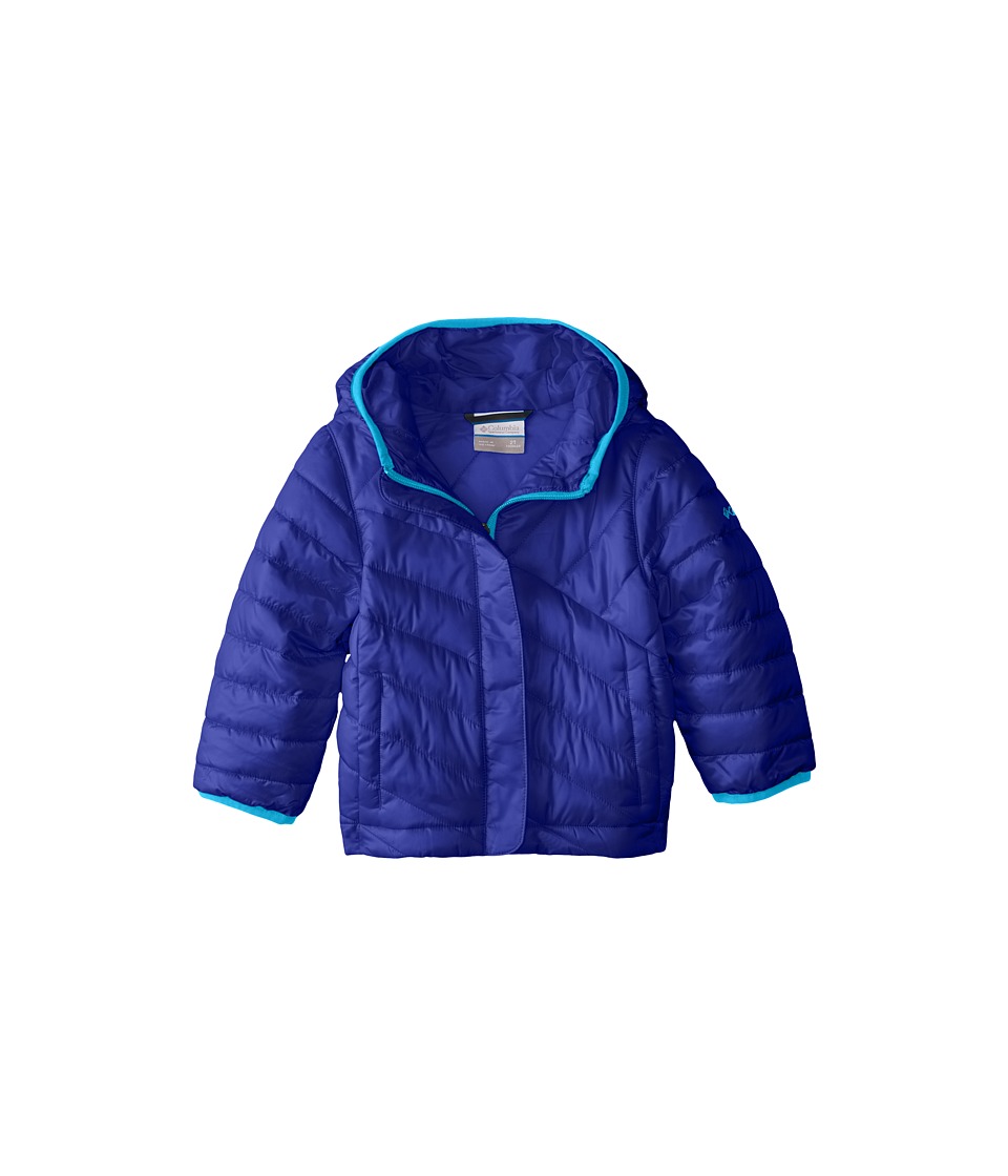 Columbia Kids Powder Litetm Puffer (Little Kids/Big Kids) (Light Grape/Atoll) Girl