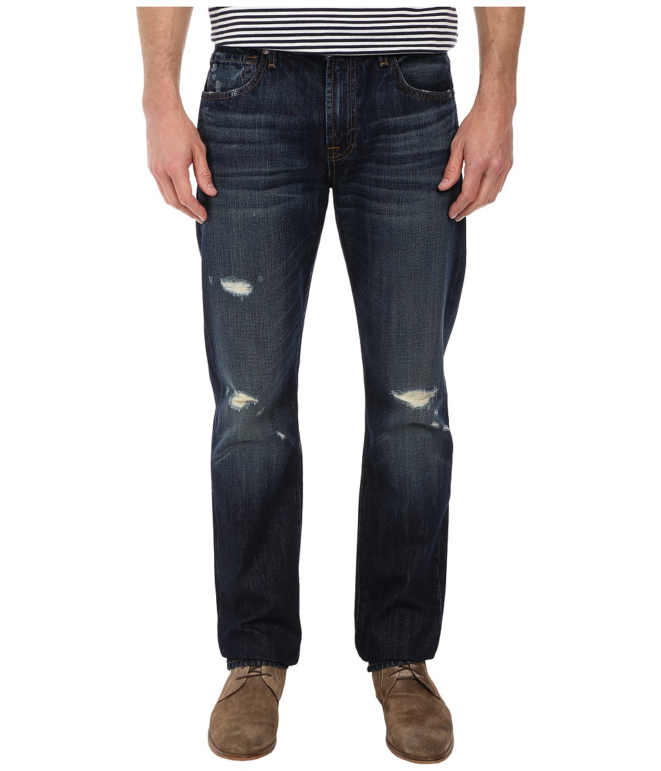7 For All Mankind The Straight w/ Clean Pocket in Bonzai Blue (Bonzai Blue) Men