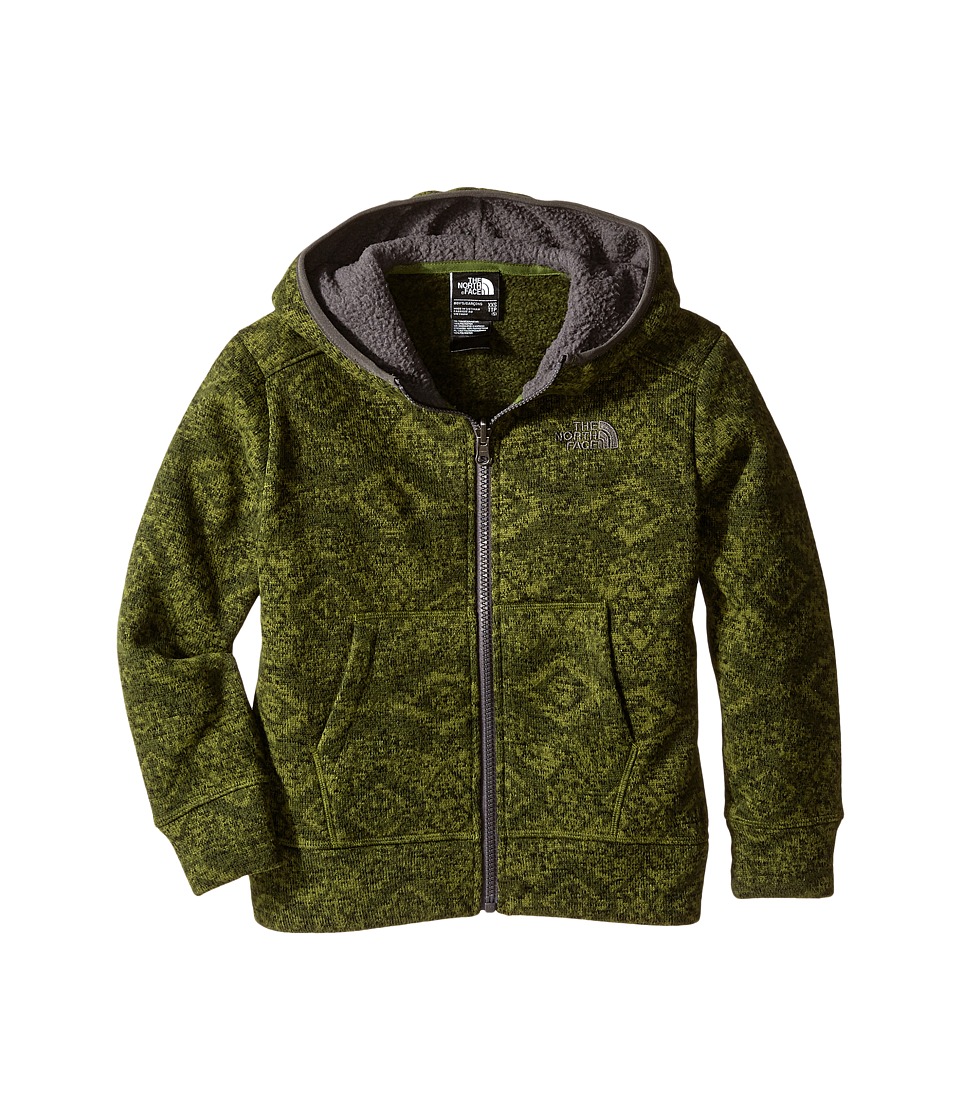 The North Face Kids Mayar Sweater Fleece Hoodie (Little Kids/Big Kids) (Scallion Green) Boy