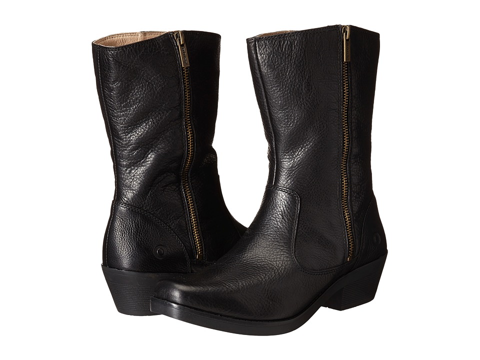Bogs Gretchen Mid Zip (Black) Women