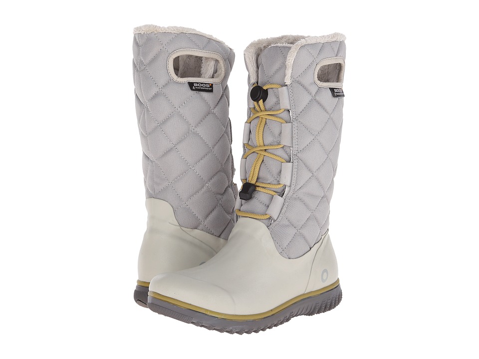 Bogs Juno Lace Tall (Light Gray) Women