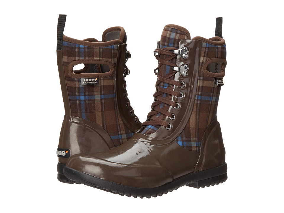 Bogs Sidney Lace Plaid (Brown Multi) Women