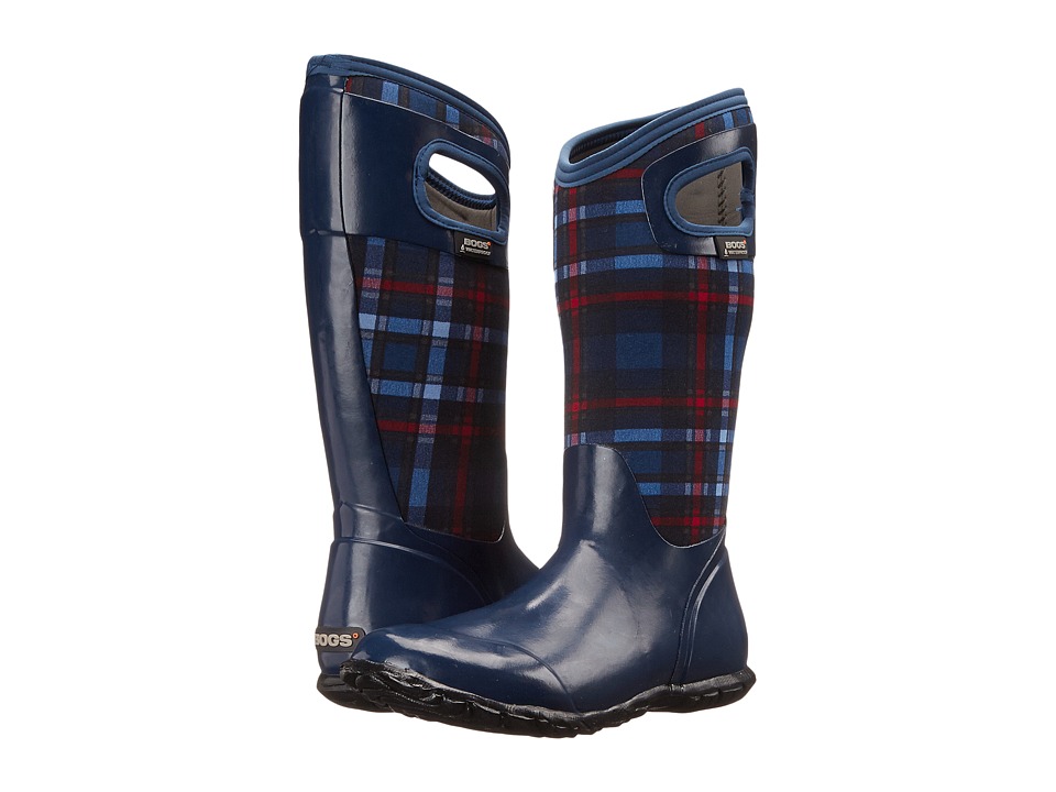 Bogs - North Hampton Plaid (Dark Blue Multi) Women