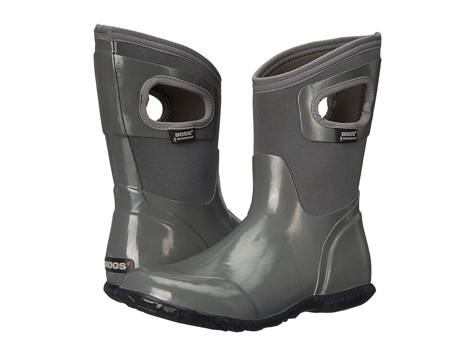 Bogs North Hampton Solid Mid (Gray) Women