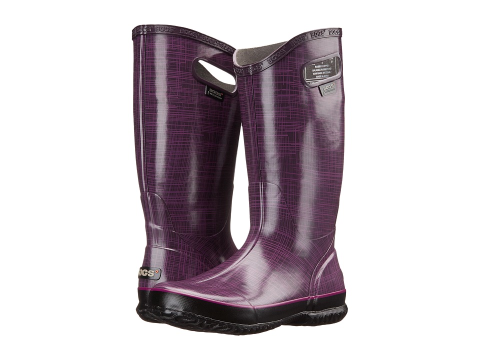 Bogs Linen Rainboot (Purple) Women