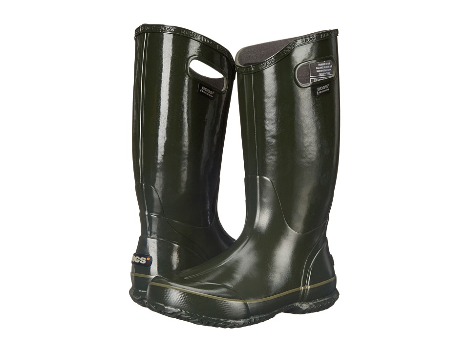 Bogs - Classic Glosh Rainboot (Dark Green) Women