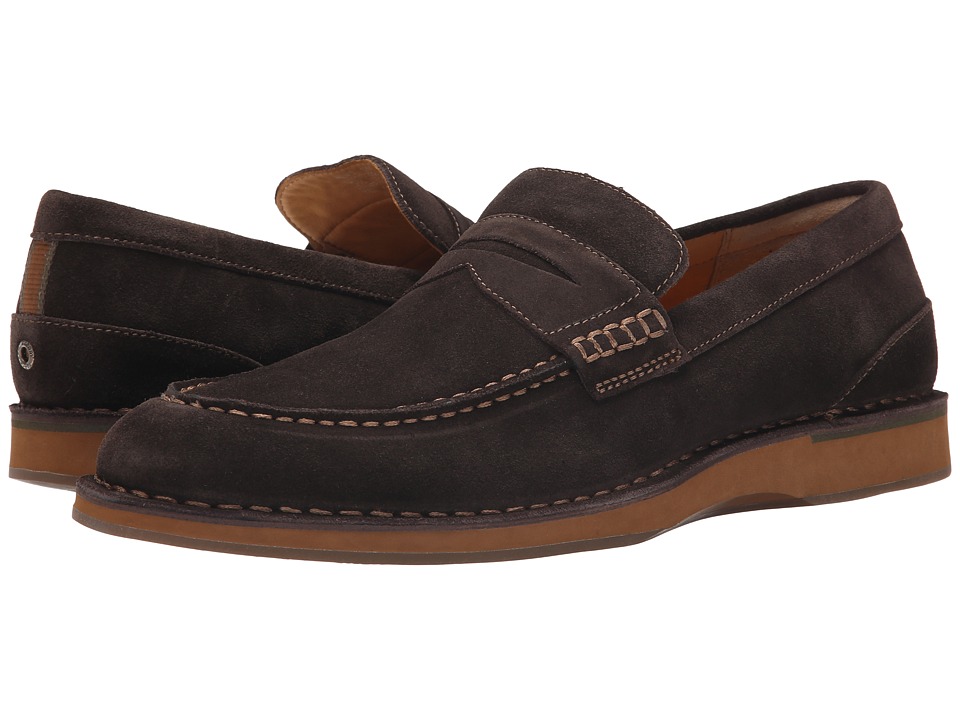 Sperry Top-Sider - Gold Norfolk Penny (Dark Brown) Men